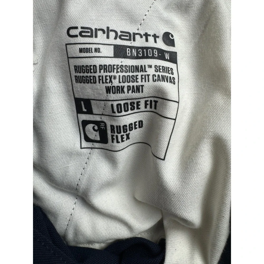 Carhartt Womens Rugged Professional Rugged Flex Canvas Work Pants 4 Tall - Picture 5 of 16